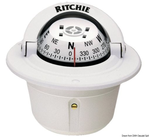 RITCHIE Explorer compass bracket 2“3/4 white/white - Artnr: 25.081.22 9