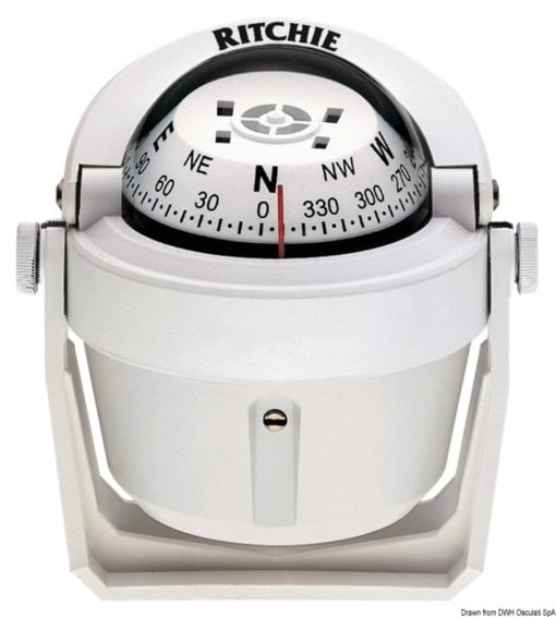 RITCHIE Explorer compass bracket 2“3/4 white/white - Artnr: 25.081.22 3