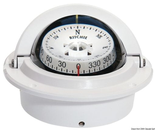 RITCHIE Voyager built-in compass 3“ white/white - Artnr: 25.082.02 3