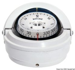 RITCHIE Voyager built-in compass 3“ white/white - Artnr: 25.082.02 7