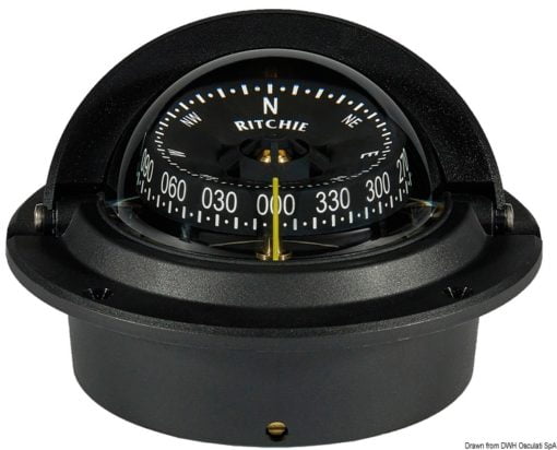 RITCHIE Wheelmark built-in compass 3“ black/black - Artnr: 25.082.31 3