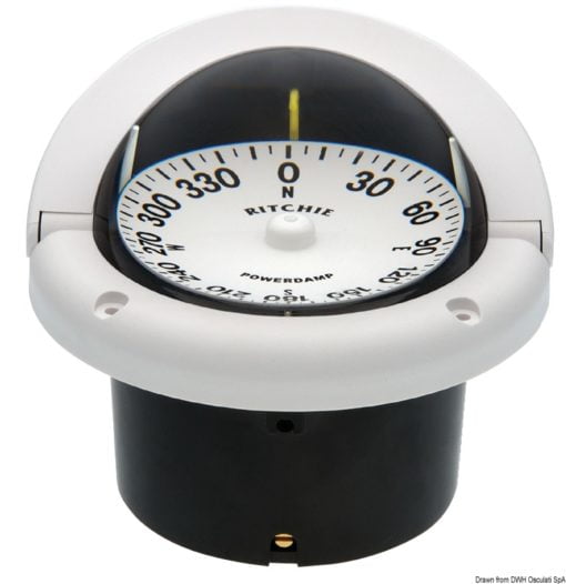 RITCHIE Helmsman compass w/cover 3“3/4 black/black - Artnr: 25.083.11 7