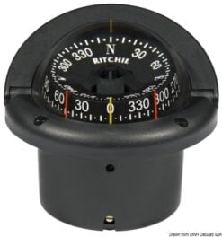 RITCHIE Helmsman built-in compass 3“3/4 black/blac - Artnr: 25.083.01 11