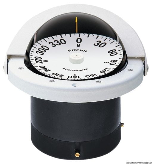 RITCHIE Navigator built-in compass 4“1/2 whi/white - Artnr: 25.084.02 3
