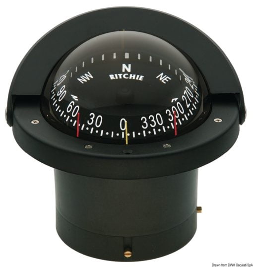 RITCHIE Navigator compass w/cover 4“1/2 black/bla - Artnr: 25.084.11 5