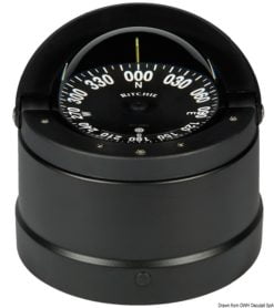 RITCHIE Wheelmark built-in compass 4“1/2 black/bla - Artnr: 25.084.41 5