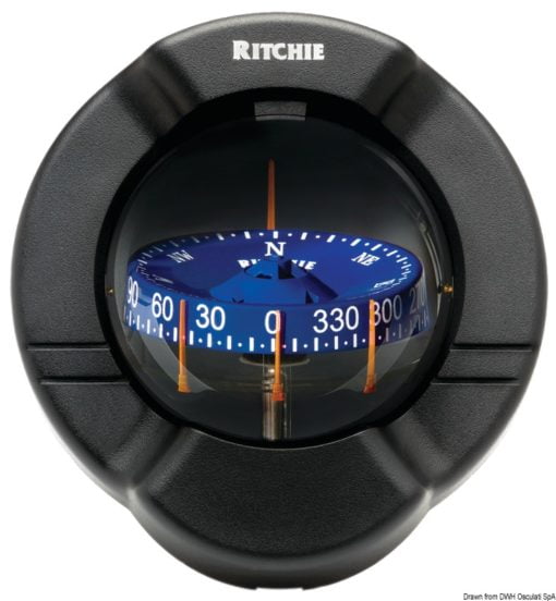 RITCHIE Venturi Sail compass 3“3/4 black/red - Artnr: 25.088.02 5