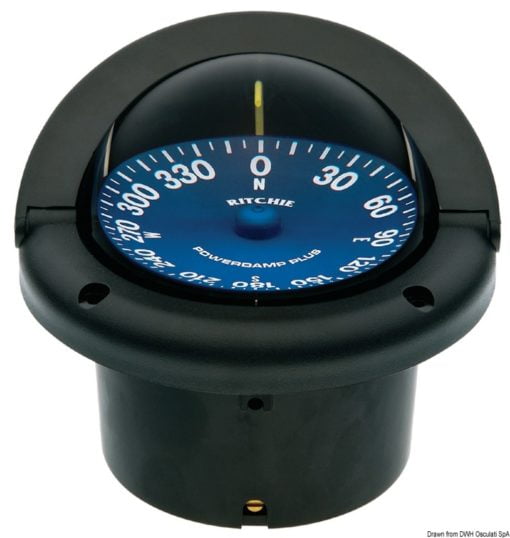 RITCHIE Supersport compass 4“1/2 white/blue - Artnr: 25.087.12 8