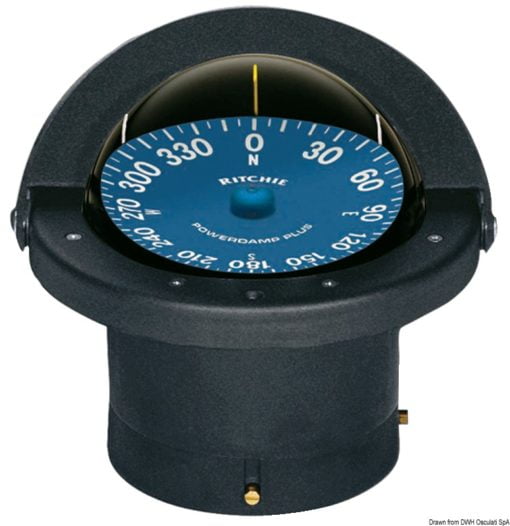 RITCHIE Supersport compass 4“1/2 white/blue - Artnr: 25.087.12 7