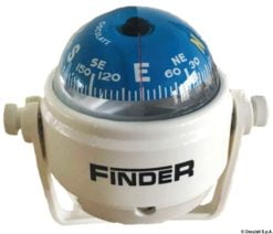 Finder compass 2“5/8 top-mounted white/blue - Artnr: 25.172.02 12