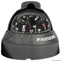 Finder compass 2“5/8 w/bracket black/black - Artnr: 25.171.01 10