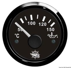 Oil temperature gauge 50/150° black/glossy - Artnr: 27.321.09 7