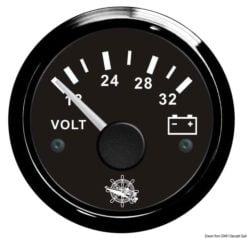 Voltmeter 18/32 V black/glossy - Artnr: 27.321.15 12