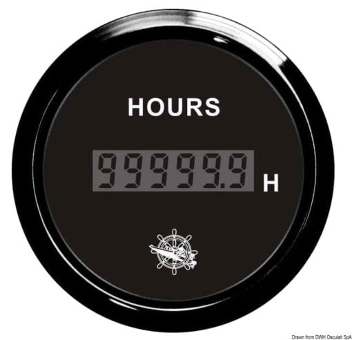 Digital hour counter black/black - Artnr: 27.320.36 3