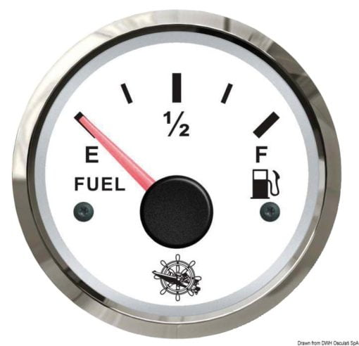 Fuel level gauge 10/190 Ohm black/black - Artnr: 27.320.00 4