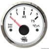 Oil pressure indicator 0/5 bar white/glossy - Artnr: 27.322.10 1