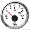 Oil pressure indicator 0/10 bar white/glossy - Artnr: 27.322.11 1