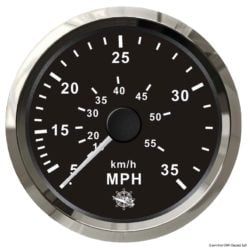 Pitot speedometer 0-55 MPH white/glossy - Artnr: 27.327.09 7