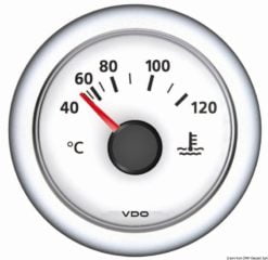 Oil pressure gauge 5 bar/80 psi white - Artnr: 27.491.01 40