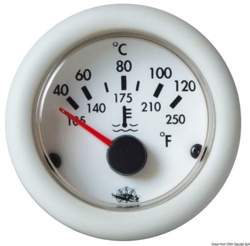 Guardian temperature gauge H20 40-120° black 12 V - Artnr: 27.431.01 4