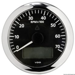 Oil pressure gauge 5 bar/80 psi white - Artnr: 27.491.01 38