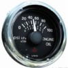 Oil pressure gauge black 5 bar/80 psi - Artnr: 27.591.01 2