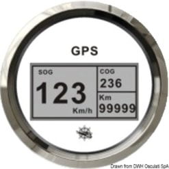 Speedometer w/GPS compass white/glossy - Artnr: 27.780.01 11