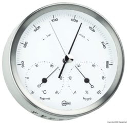 Barigo Steel quartz clock - Artnr: 28.080.02 5