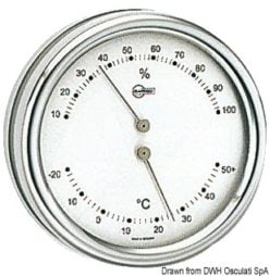 Barigo Orion barometer silver dial - Artnr: 28.083.30 9
