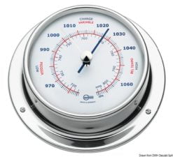 Barigo Sky Hygro-thermometer polished SS/white - Artnr: 28.987.01 12