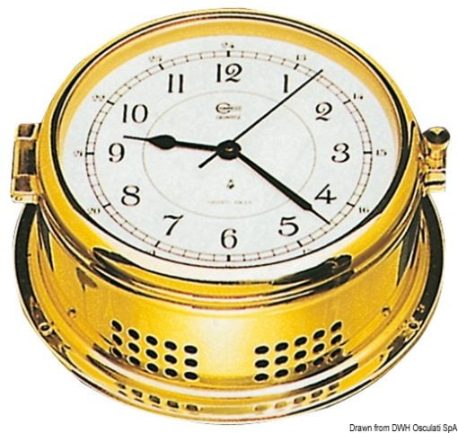 Barigo marine quartz clock w/brass housing 180 mm - Artnr: 28.361.03 3