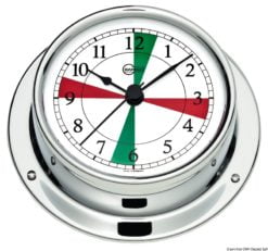 Barigo Tempo S polished clock w/radio sectors - Artnr: 28.680.11 13