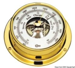 Barigo Tempo S polished hygro-thermometer - Artnr: 28.680.13 9