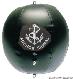 Black inflatable signal ball - Artnr: 30.654.00 5