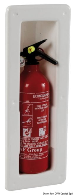 Snap-in recess extinguisher compartment - Artnr: 31.428.01 5