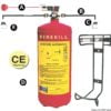 Firekill extinguishing system pressure gauge 3 kg - Artnr: 31.519.13 1