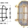 Oval turtle lamp 130x175 mm - Artnr: 32.203.60 1