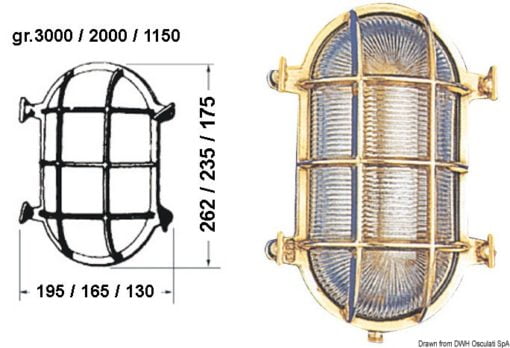 Oval turtle lamp 130x175 mm - Artnr: 32.203.60 3