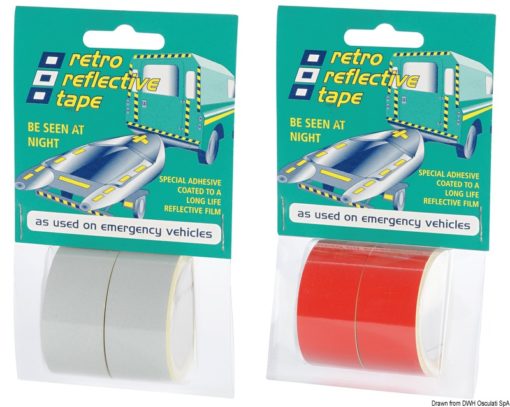 Reflective adhesive tape red (2 rolls da 25 mm x 2,5 m) - Artnr: 33.110.00RO 3