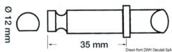 Ch.br rowlock Bat,Lomac 23mm - Artnr: 34.430.12 5