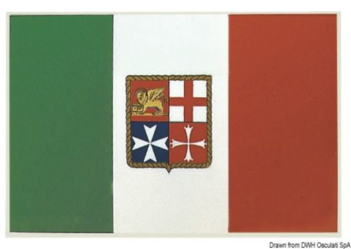 Adhesive Italy flag 15x22 - Artnr: 35.452.83 3