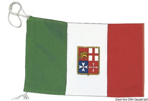 Flag Italy merch.marine 40x60 - Artnr: 35.453.03 3