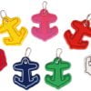 Key ring mod. anchor mixed colours Packaging containing N. 10 assorted items - Artnr: 35.821.00 1