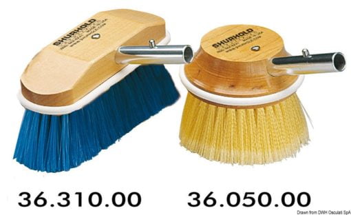 Scrubbing brush 5“ yell. broom - Artnr: 36.050.00 3