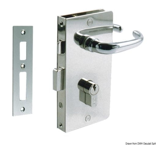 Key mortise lock, left - Artnr: 38.134.01 3