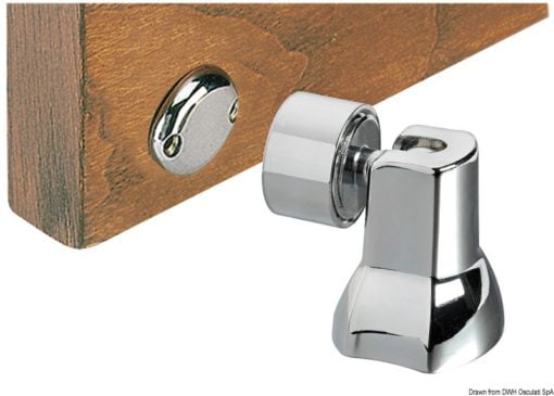 Magnetic door hook, chr.brass - Artnr: 38.155.00 3