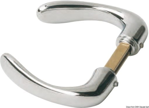 Chr.brass double knob handle - Artnr: 38.348.52 9