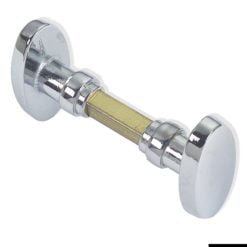 Chr.brass double knob handle - Artnr: 38.348.52 12