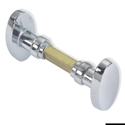 Chr.brass double knob handle - Artnr: 38.348.52 4