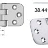 SS hinge reversed pin 70 x 39 mm - Artnr: 38.441.76 1